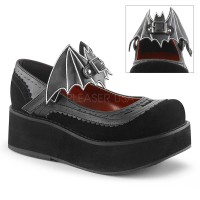 SPRITE-09 - Black Vegan Leather Velvet