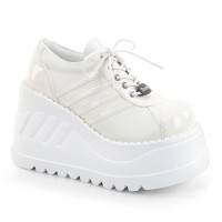 Stomp-08-1 - Off-White Patent Vegan Leather