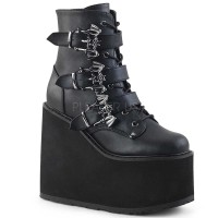 Swing-103 - Black Vegan Leather  