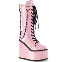 Swing-150 - Pink Hologram Graphic Stretch Patent