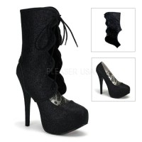 Bordello Teeze-31G - Black Mini Glitter