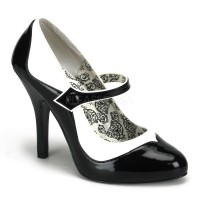 Bordello Tempt-07 - Black-White Pu
