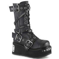 Trashville-250 - Black Vegan Leather  