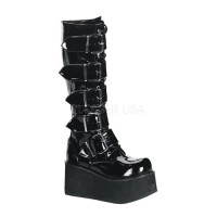 Demonia Trashville-518 - Black Patent SPECIAL Size 9