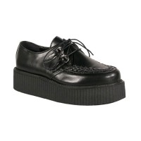 Demonia V-Creeper-502 - Black Pu