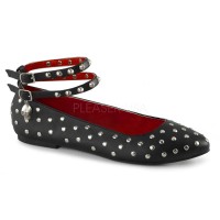 VAIL-04 - Black Vegan Leather SPECIAL - Size 10