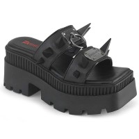 Wrath-13 - Black Vegan Leather