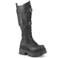 Wrath-205 - Black Vegan Leather