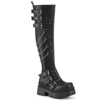 Wrath-310 - Black Vegan Leather