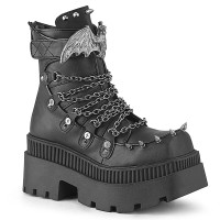 Wrath-55 - Black Vegan Leather