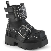Wrath-58 - Black Vegan Leather