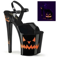 Xtreme-809JOL - Black Patent Neon Orange