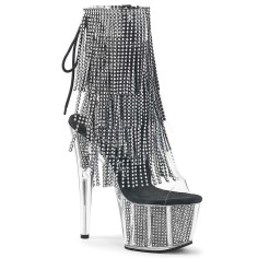ADORE-1017SRS - Clear Black Rhinestones Black SRhinestones