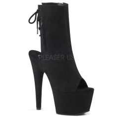 Adore-1018FS - Black Faux Suede  