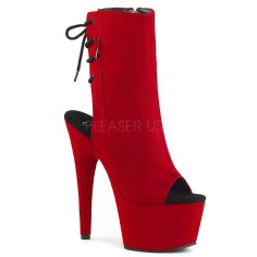Adore-1018FS - Red Faux Suede  