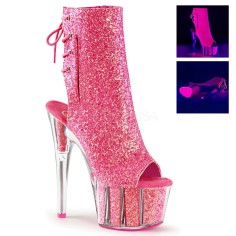 ADORE-1018G - Neon Pink Glitter