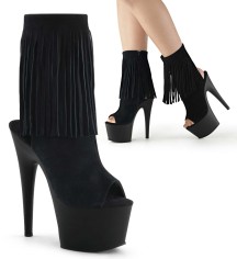 ADORE-1019 - Black Suede Black Matte