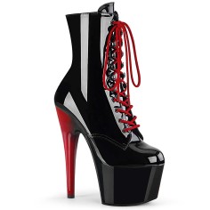 Adore-1020 - Black Red Patent