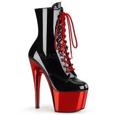 Adore-1020 - Black Pat Red Chrome  