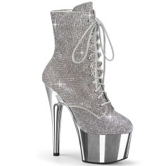 Adore-1020CHRS - Silver Rhinestones Chrome