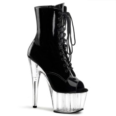 Adore-1021 - Black Pat/Clear