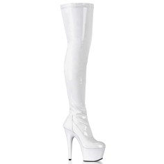 Adore-3000 - White Stretch Patent/White