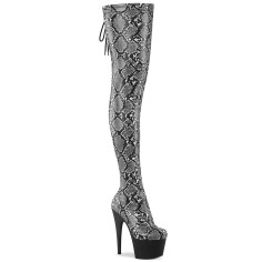 Adore-3008SP-BT - Gray Black Snake Print Matte