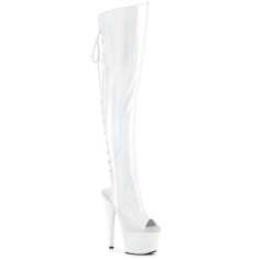 Adore-3019HWR - White Stretch Hologram