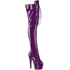 Adore-3021GP - Purple Glitter Patent