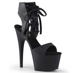 Adore-700-14 - Black Faux Leather Matte  