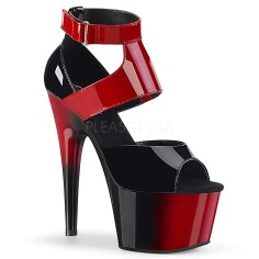 Adore-700-16 - Black Red Patent