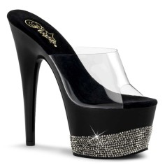 Adore-701-3 - Clear/Black-Pewter