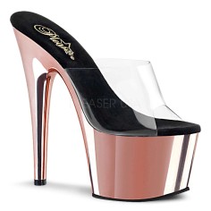 Adore-701 - Clear Rose Gold Chrome  