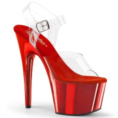 Adore-708 - Clear on Red Chrome
