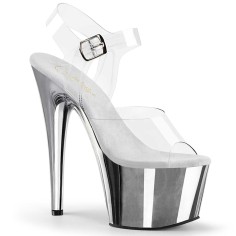 Adore-708 - Clear on Silver Chrome