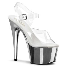 Adore-708 - Clear/Silver Chrome