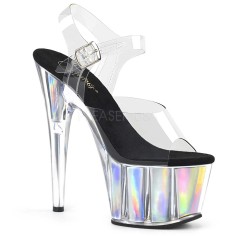 Adore-708HGI - Clear Silver Hologram Inserts  