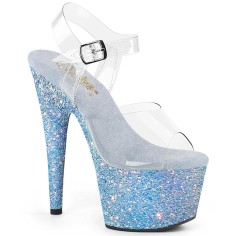 Adore-708LG - Clear Blue Glitter