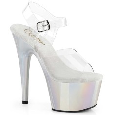 Adore-708LQ - Clear Liquid Silver Hologram