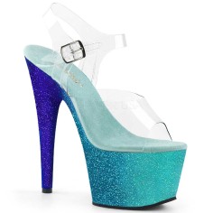 Adore-708OMBRE - Clear Aqua Blue Ombre  