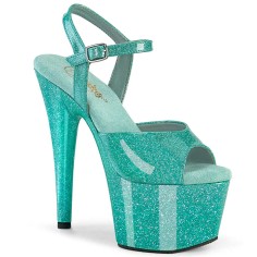 Adore-709GP - Blue Glitter Patent