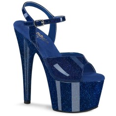Adore-709GP - Navy Blue Glitter Patent