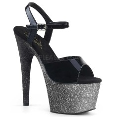 Adore-709OMBRE - Black Pat Silver Ombre  