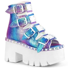 Ashes-70 - Purple Multi Iridescent Vegan Leather  