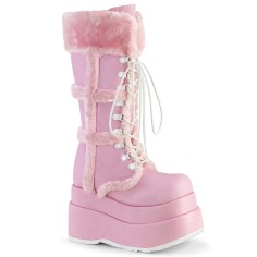 Bear-202 - Pink Vegan Leather