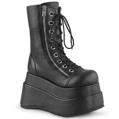 Bear-265 - Black Vegan Leather  