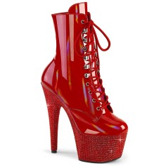 Bejeweled-1020-7 - Red Hologram Patent Aurora Borealis