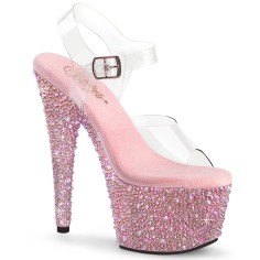 Bejeweled-708MS - Clear Pink Multi
