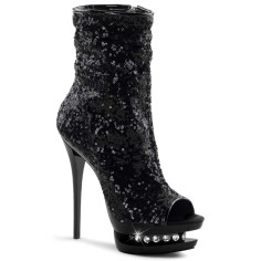 Blondie-R-1008 - Black Sequins/Black
