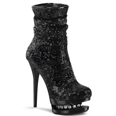 Blondie-R-1009 - Black Sequins  